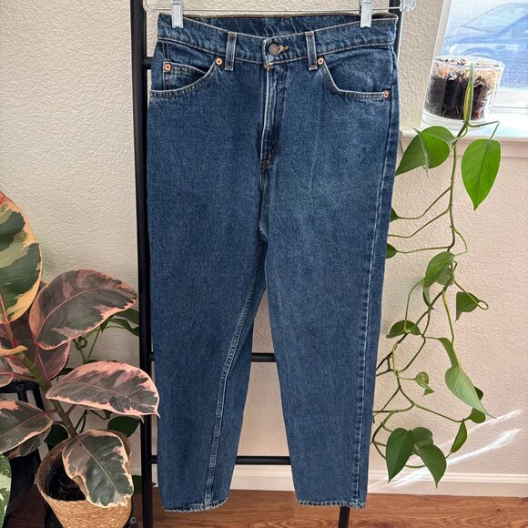 Vintage Orange Tab 960 Loose Fit Straight Leg Levi Jeans Size 8 Reg (28) - Picture 3 of 5